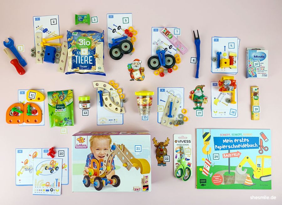 Ideen für den Inhalt von Adventskalendern für Jungen im Kindergartenalter. Außerdem: Der perfekte DIY Adventskalender (24 kreative Ideen bis Weihnachten)