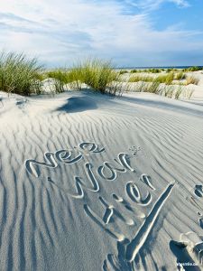 Strandaufgang Wilhelmshöhe - Nele war hier!