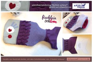 Wärmflaschenüberzug "Fräulein Schlove" als süßes Fischlein