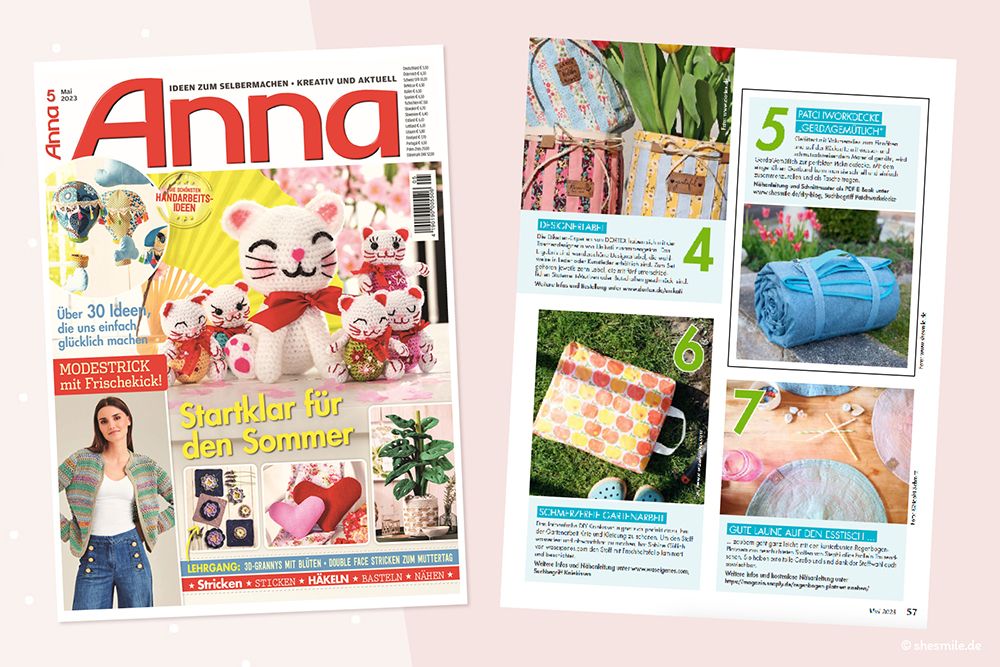 Nützliches für den Garten - Picknickdecke "GerdaGemütlich" von shesmile