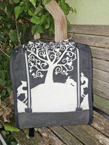 Rucksack MidiKlapPack genäht von Karin Fochler, Schnittmuster von shesmile DIY.