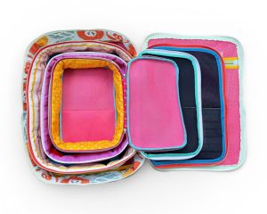 Packwürfel ZipKram, Schnittmuster in 4 Größen von shesmile DIY