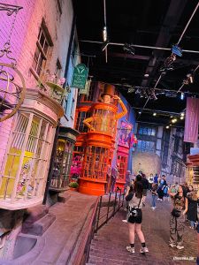 Winkelgasse in den Warner Bros. Studio Tour in London