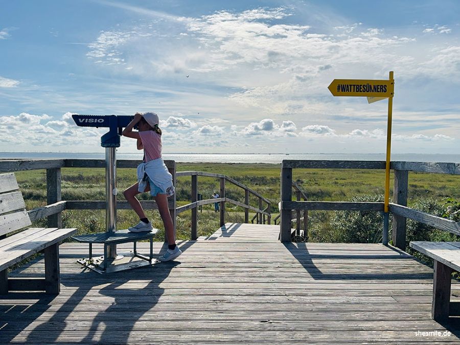 Flugplatz & Kalfamer - Wandern mit Kindern am Ostende von Juist