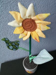 FriedaFlower Sonnenblume genäht von Mona @tysjamona - Schnittmuster von shesmile DIY