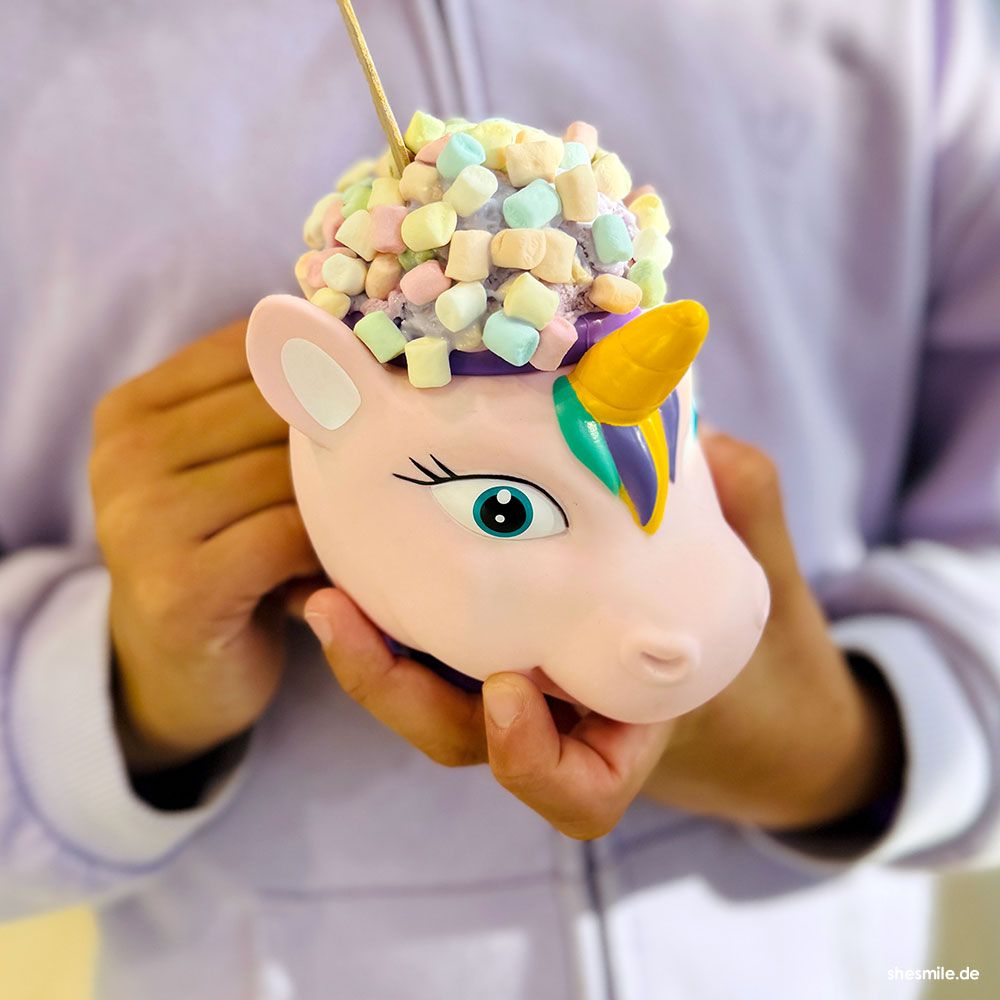 Einhorn-Eisbecher