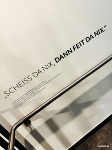 Scheiss da nix, dann feit da nix.