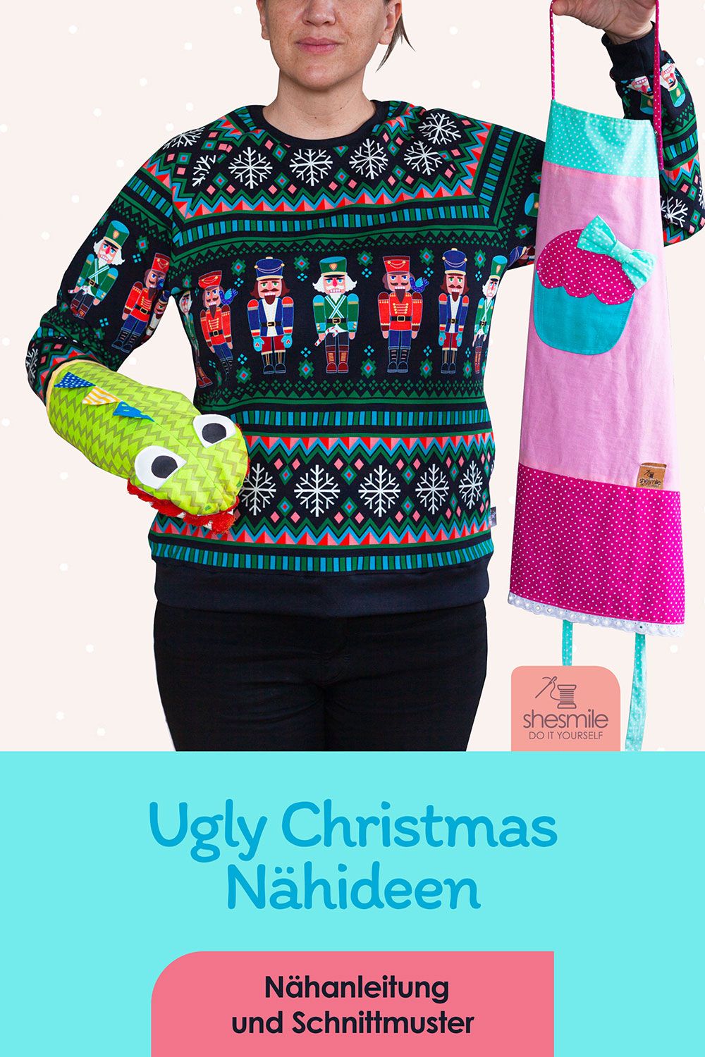 Pullover RiekeRaglan als UglyChristmas Sweater nähen