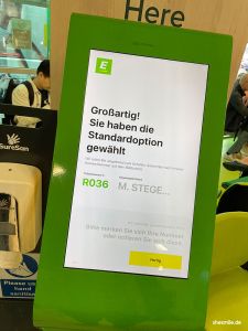 Ticket für die Warteschleife