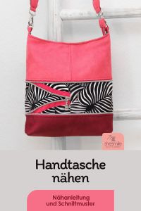 Handtasche ZipKram - Nähanleitung und Schnittmuster von shesmile