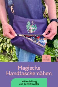 Handtasche ZipKram - Nähanleitung und Schnittmuster von shesmile