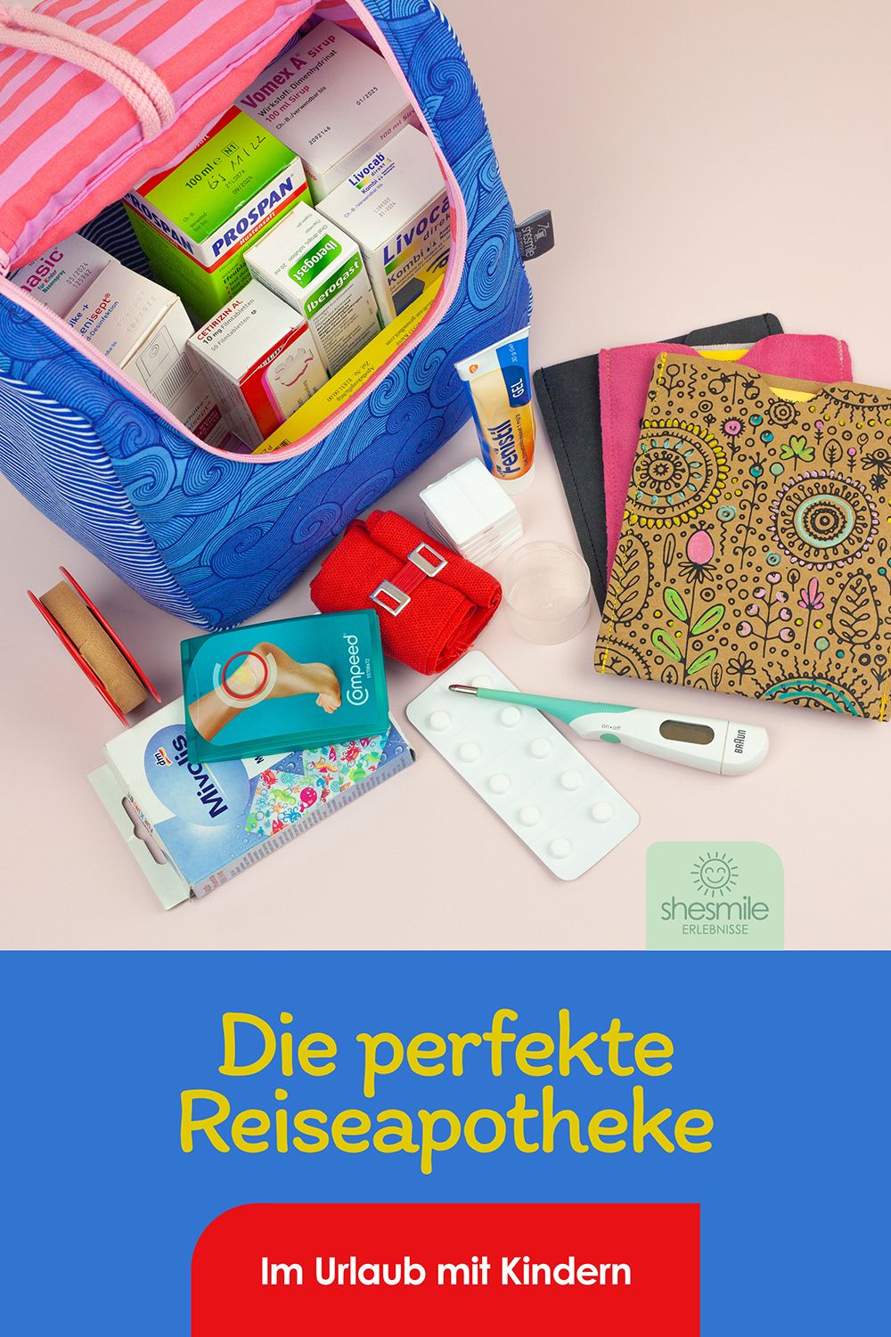 Die perfekte Reiseapotheke für Urlaub mit Kindern