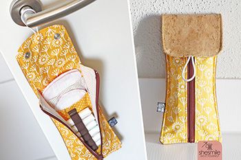 Täschchen für Slipeinlagen und Tampons "Rosi" (Nähanleitung & Schnittmuster)