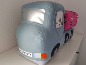 Kipplaster Hüppa genäht von Kerstin (bossimade), Schnittmuster von shesmile DIY.