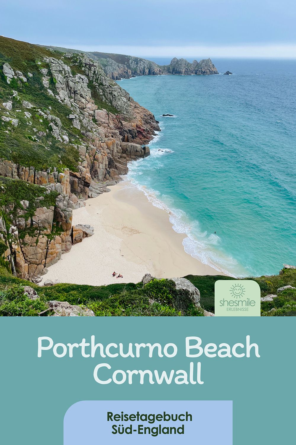 Minack Theatre und Porthcurno Beach in Cornwall (England)
