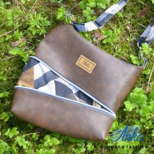 Handtasche ZipKram - Nähanleitung und Schnittmuster von shesmile DIY