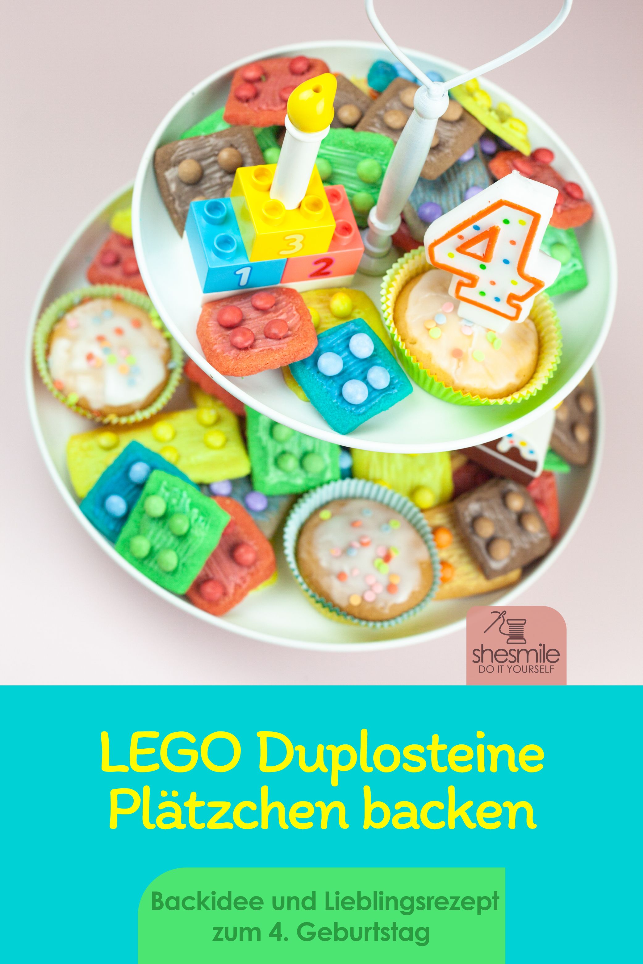 LEGO Duplosteine als Plätzchen backen (Mein Rezept zum 4. Geburtstag)