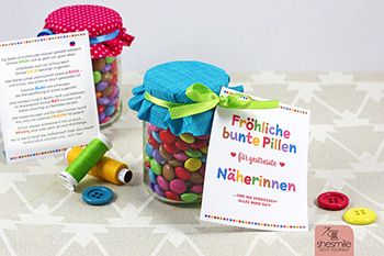Pillen für Näherinnen (Kostenlose Bastelanleitung und Druckvorlage)