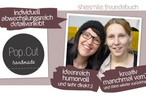 Freundebuch-Eintrag: Nicole & Claudia von Pop.Cut