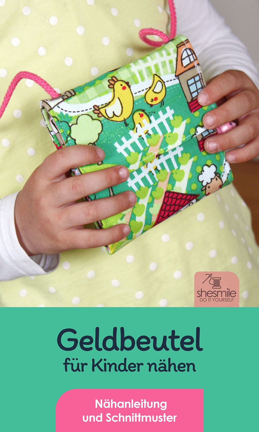 Geldbeutel "Kleinkram" (Nähanleitung & Schnittmuster)