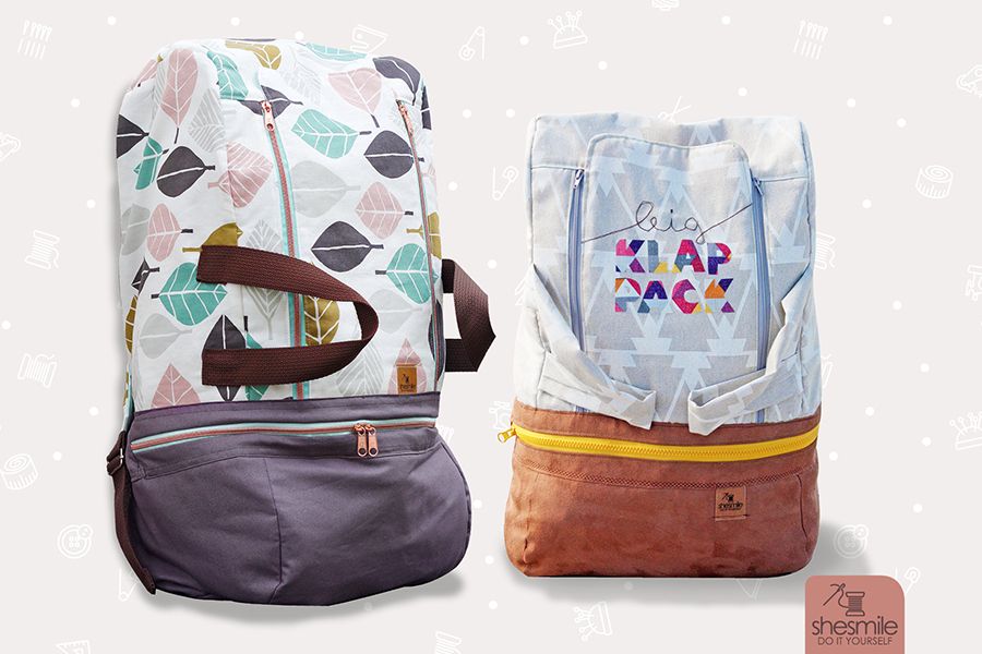 Rucksack "BigKlapPack" (Nähanleitung & Schnittmuster)