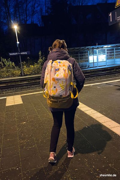 Teambuilding-Meeting in Hannover mit meinen Kolleginnen der Ebookmacher. Mit dabei, natürlich mein (damals ganz frisch genähter) Rucksack "BigKlapPack".