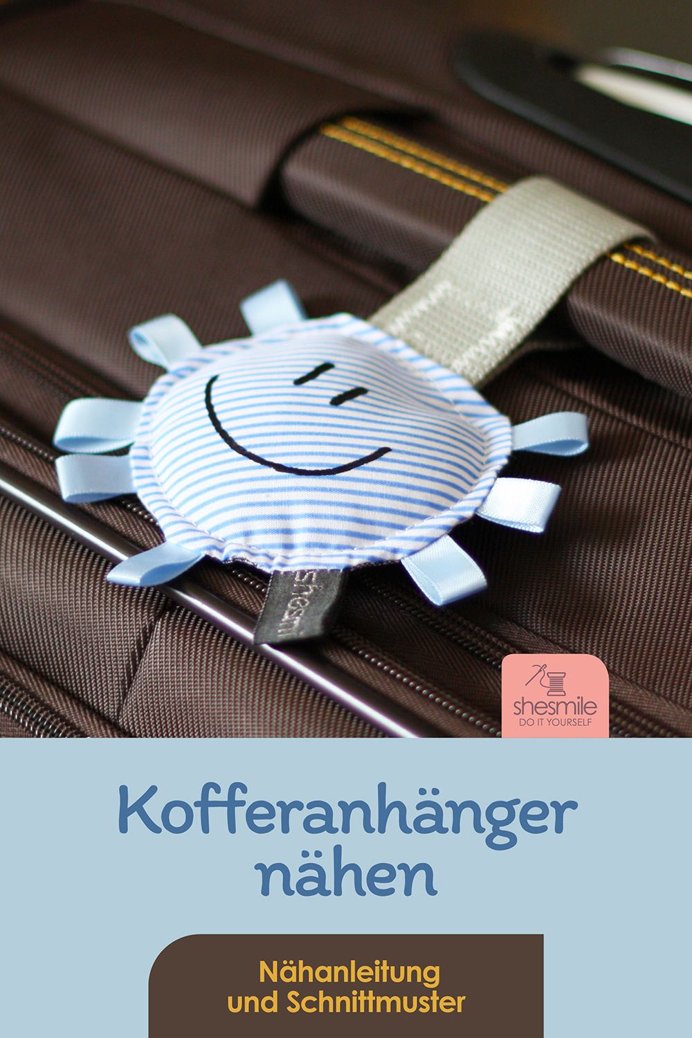 Kofferanhänger "SunnyHoliday" (Nähanleitung & Schnittmuster)