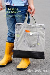 Stofftasche Taschilo, eine kostenlose Nähanleitung von shesmile DIY.