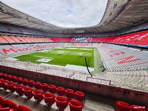 Blick von der Südkurve in die Allianz Arena
