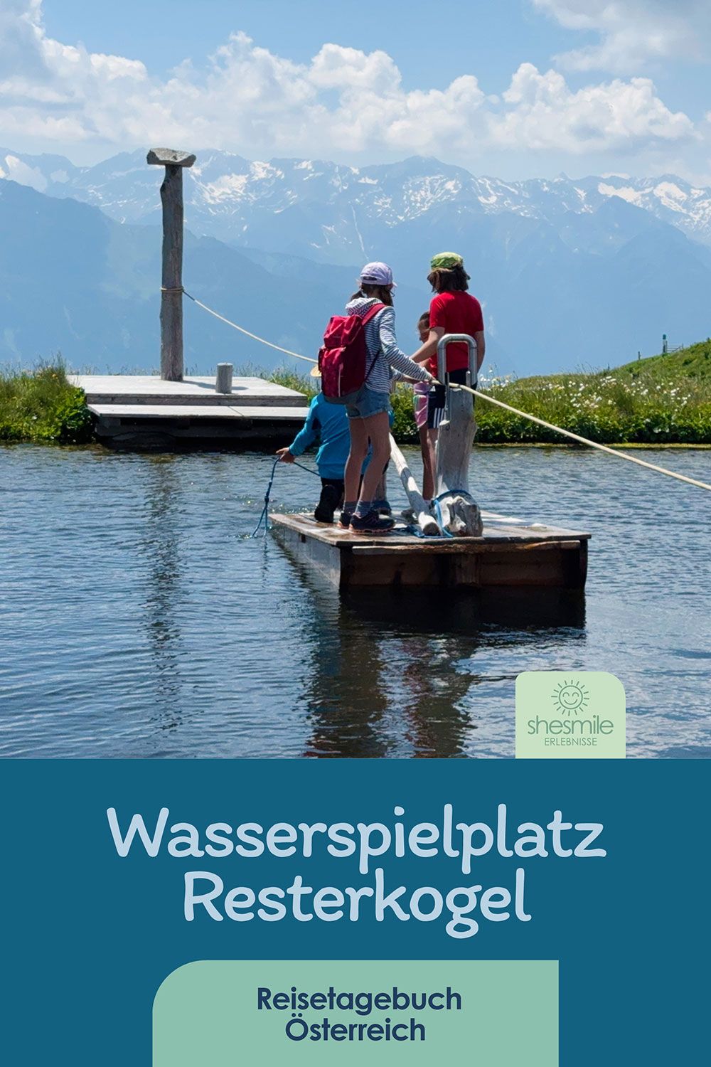 Resterkogel - Wasserspielplatz, Reifenrutsche und jede Menge Kühe