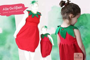 Kostüm "Erdbeere-Ballonkleid" (Nähanleitung für alle Größen)