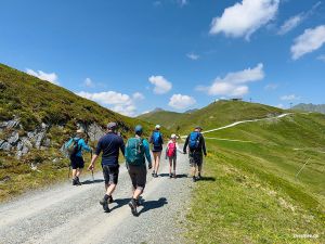 Wandern mit Freunden