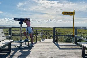 Flugplatz & Kalfamer - Wandern mit Kindern am Ostende von Juist