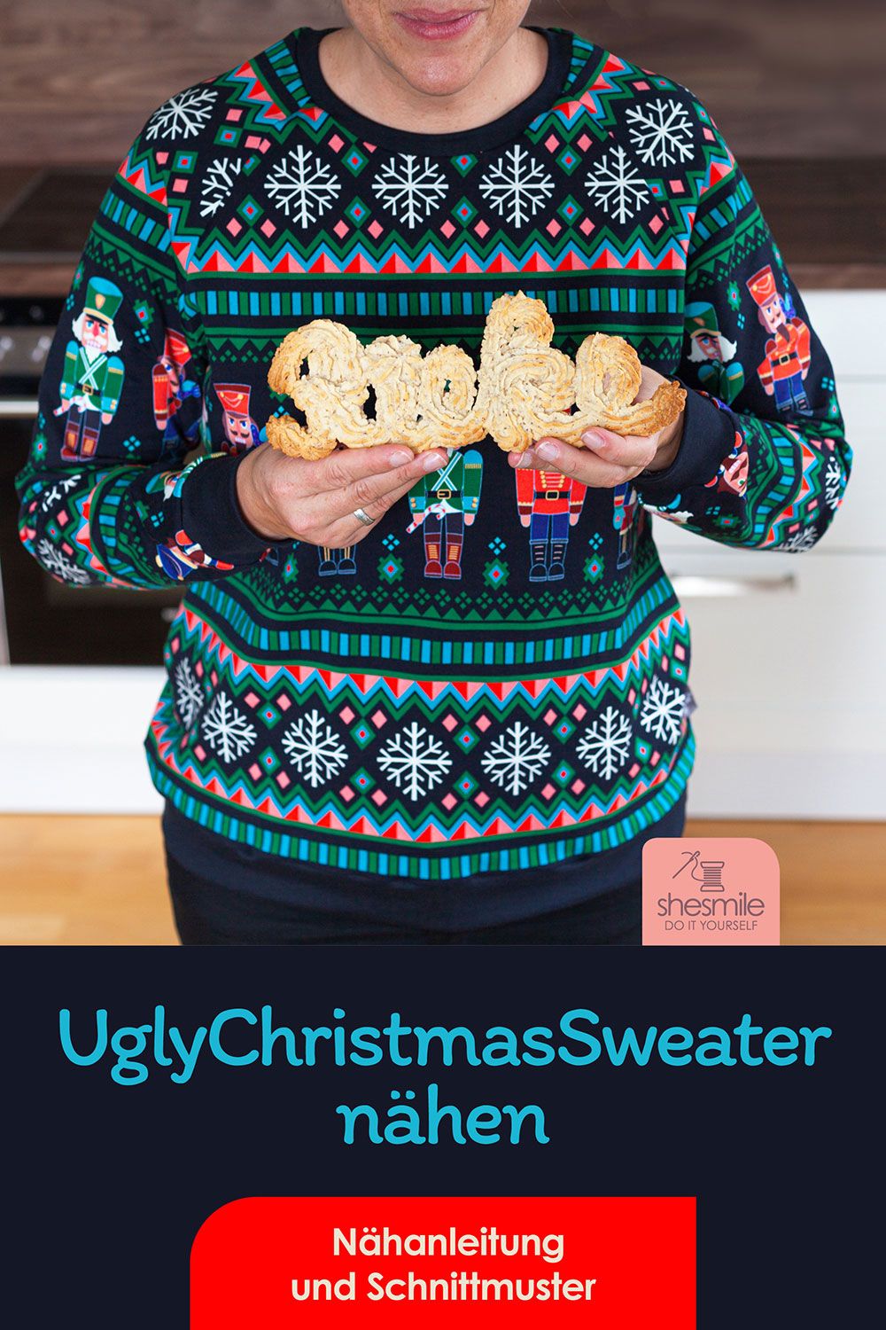 Pullover RiekeRaglan als UglyChristmas Sweater nähen