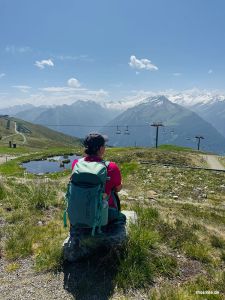Blick vom Wildkogel auf die Venedigergruppe