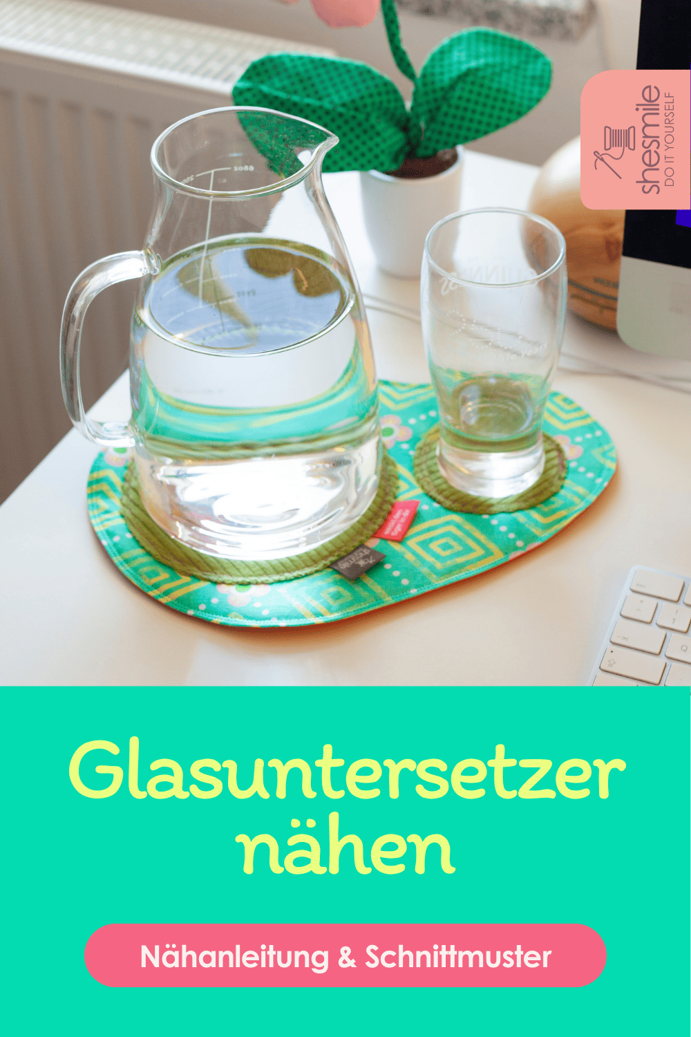 Nie wieder Wasserränder! Mein Lieblingsplatz für Karaffe und Trinkglas
