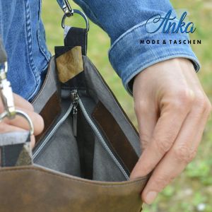 Handtasche ZipKram - Nähanleitung und Schnittmuster von shesmile DIY