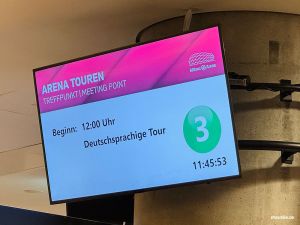 Warten auf den Einlass