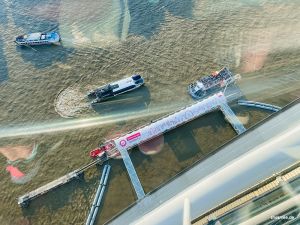 London Eye - Blick auf die Themse