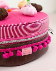 TortenTraum - Eine Torte als Tasche für meine Lieblingsstreusel nähen