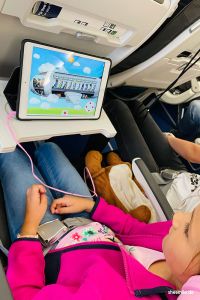 Wimmelbuch-Spiel im Flugzeug