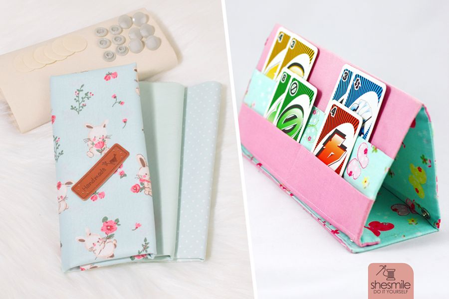 Beim shesmile-Bestseller-Weekend im Dezember gibt es den Kartenhalter KiddiCard von shesmile für nur 2 EUR. Passende Materialpakete gibt es von Stoffdsign!