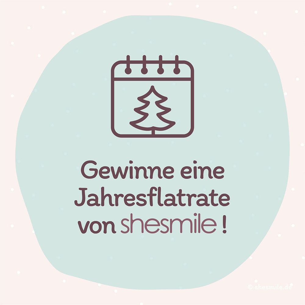 Das große Gewinnspiel zum Jahresende von shesmile 2022