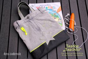 Stofftasche Taschilo, eine kostenlose Nähanleitung von shesmile DIY.