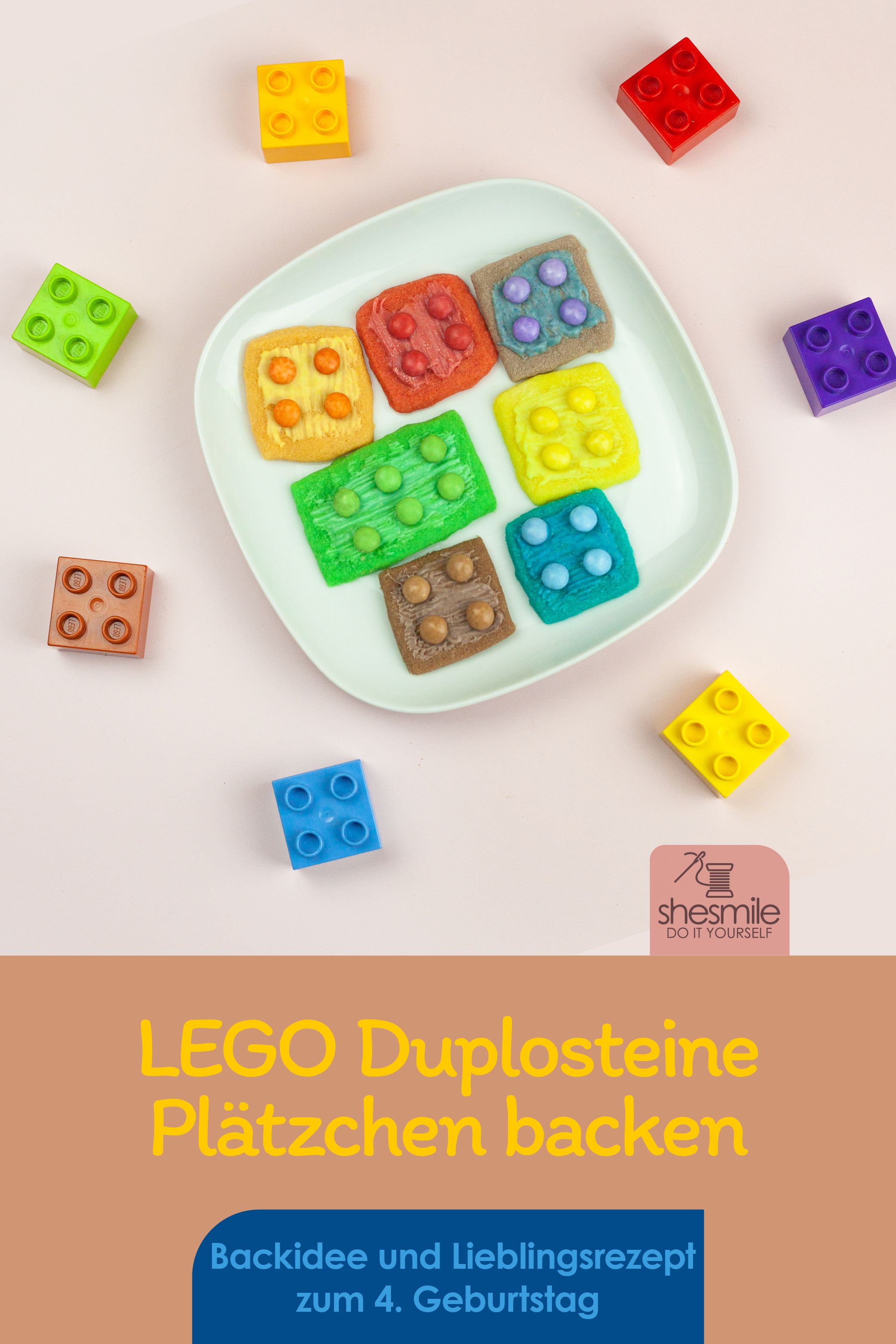LEGO Duplosteine als Plätzchen backen (Mein Rezept zum 4. Geburtstag)