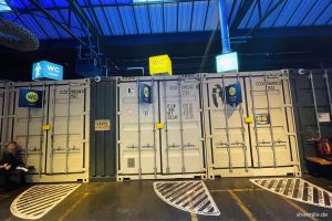 Toilettenbereich des Airtime Trampolinpark Nürnberg