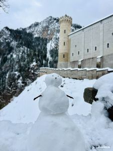 Schloss Neuschwanstein im Winter