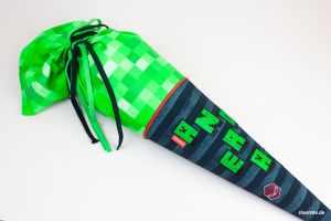 Eine Minecraft Schultüte für das Patenkind nähen (mit Videoanleitung)