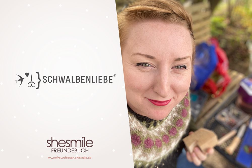 Nikkes ist pure Motivation, Troye und Lebensfreude! schwalbenliebe steht für Vintageliebe, absolute Hingabe. Mein Label ist was Festes. Kein OneNight-Stand - in allen Bereichen. Eintrag ins shesmile Freundebuch.