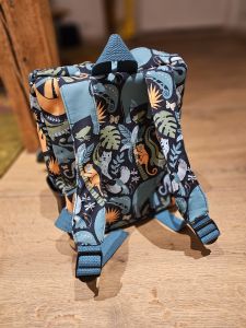 Rucksack KlapPack genäht von Monika @bunter_fadensalat - Schnittmuster und Nähanleitung von shesmile DIY.